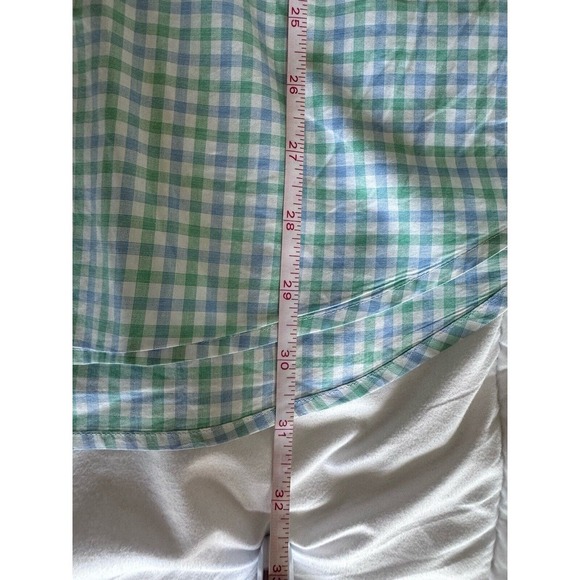 Vineyard Vines Whale Shirt Mens Medium Gingham Check Button Down Shirt EUC - Picture 9 of 12